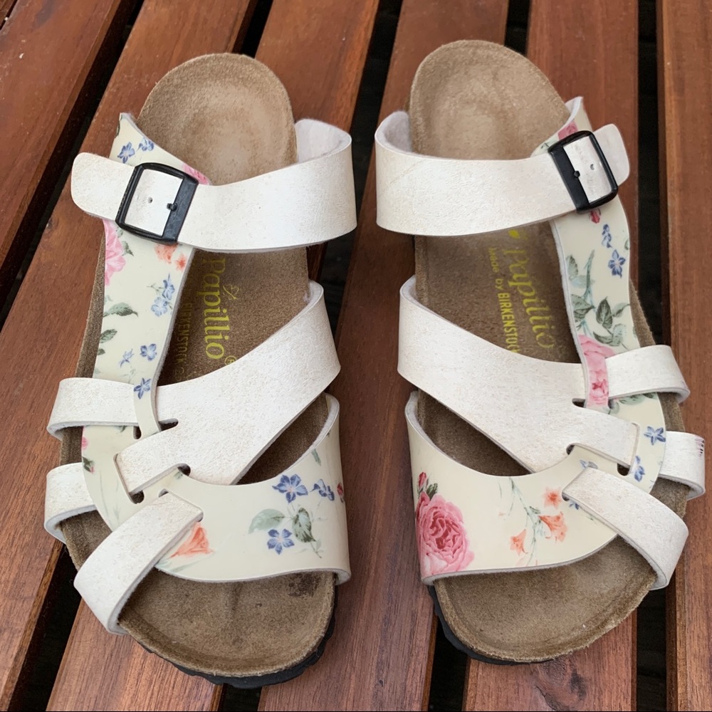 Birkenstock Papillio Pisa garden floral sandals